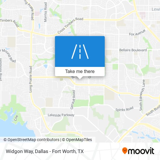 Widgon Way map