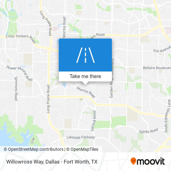 Willowross Way map
