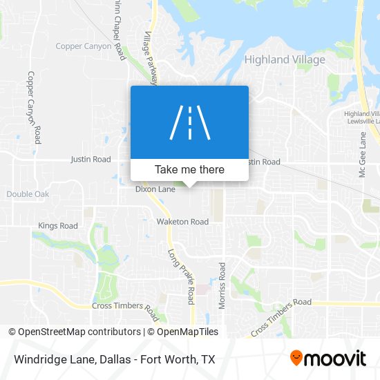 Mapa de Windridge Lane