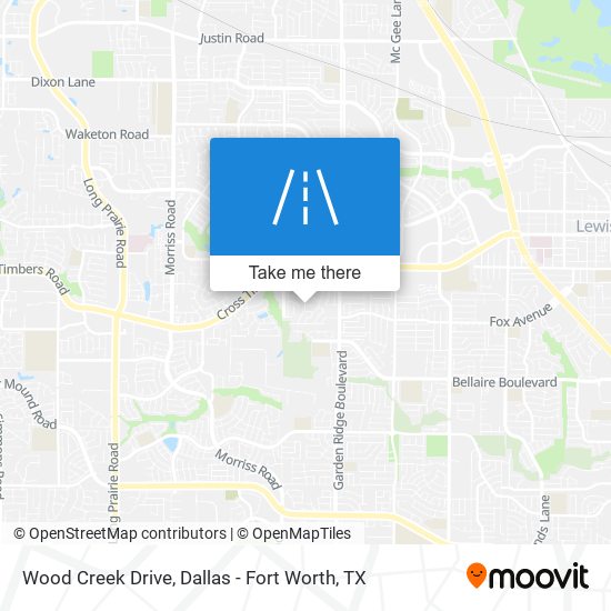 Wood Creek Drive map