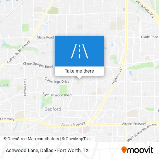 Ashwood Lane map