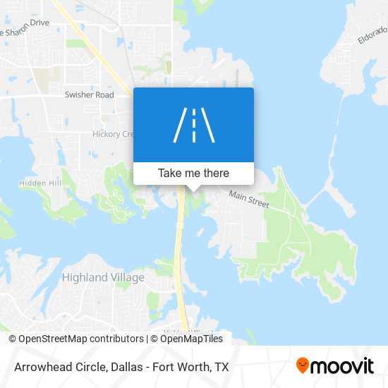 Arrowhead Circle map