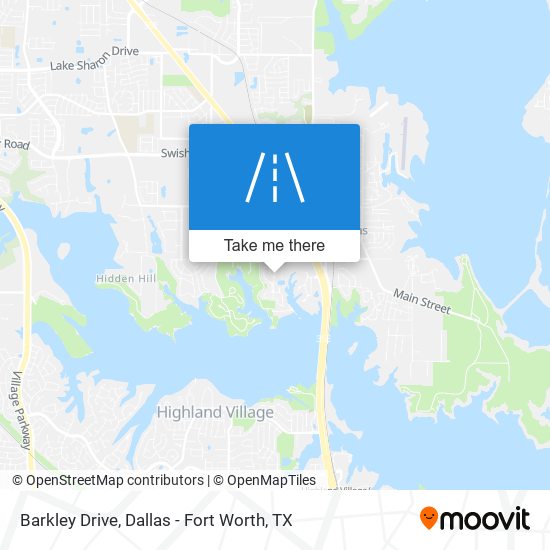 Barkley Drive map