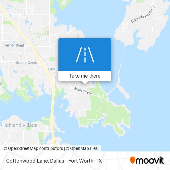 Mapa de Cottonwood Lane