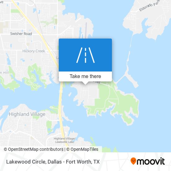 Lakewood Circle map