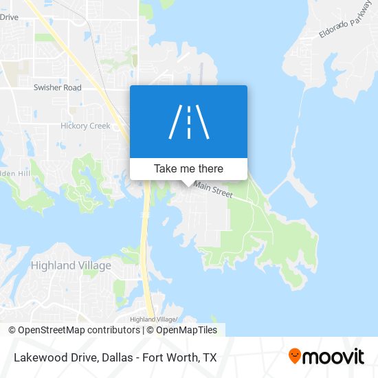 Lakewood Drive map