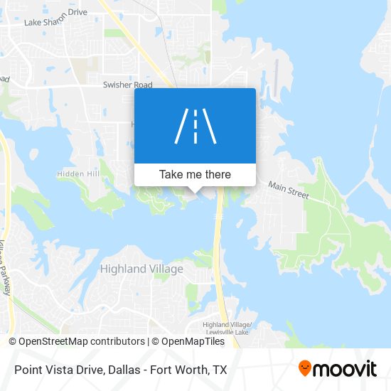 Point Vista Drive map