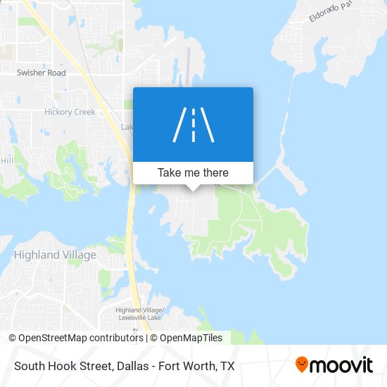 South Hook Street map