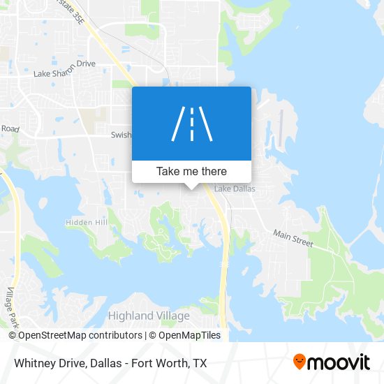 Mapa de Whitney Drive