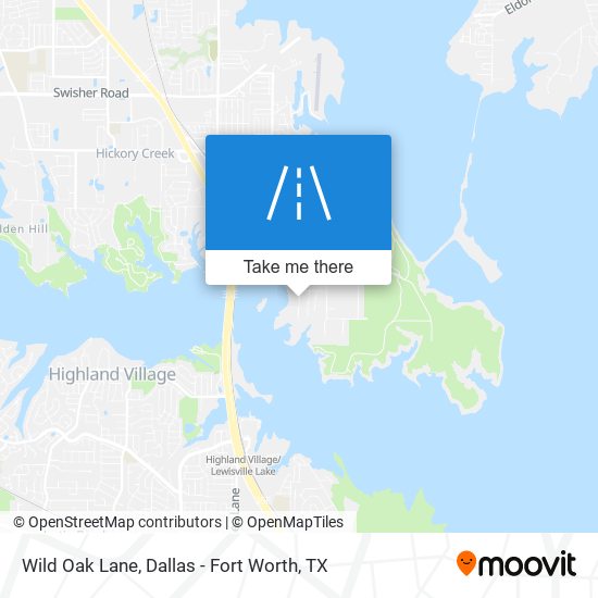 Wild Oak Lane map