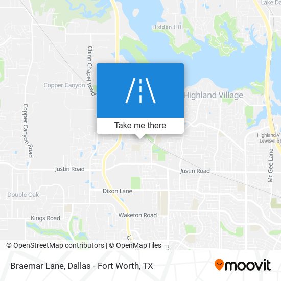 Mapa de Braemar Lane