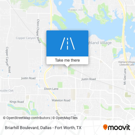 Briarhill Boulevard map