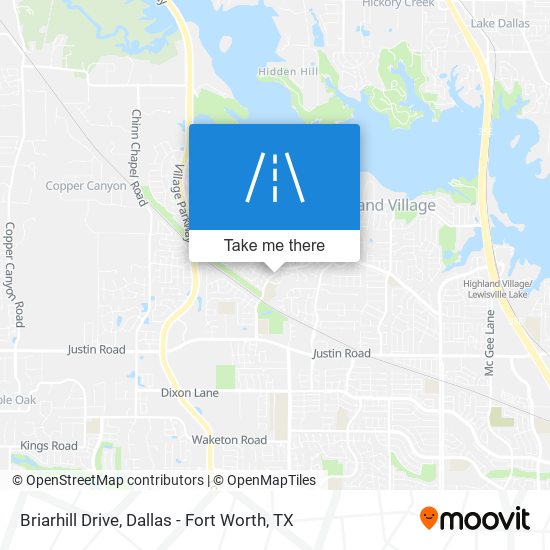 Mapa de Briarhill Drive