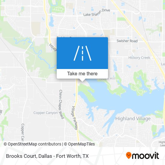 Mapa de Brooks Court