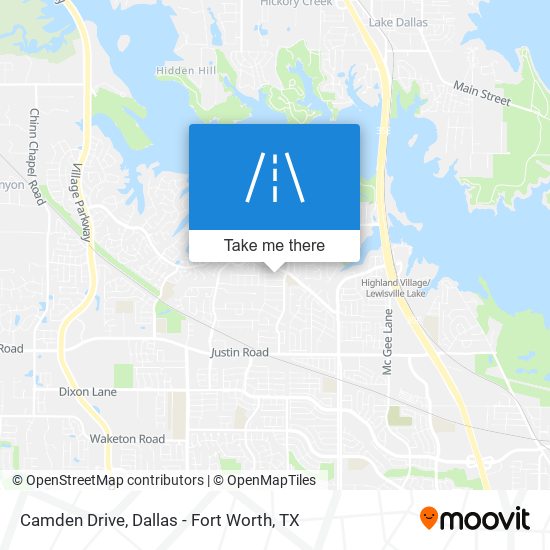 Camden Drive map