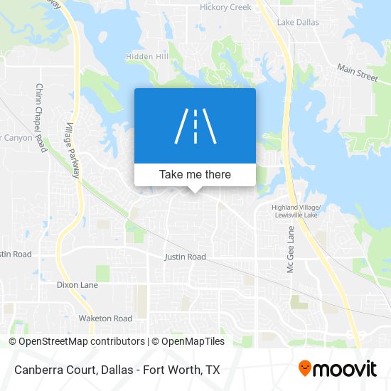 Canberra Court map