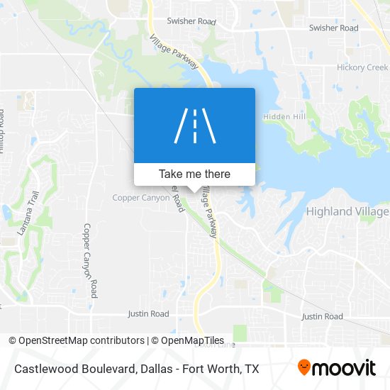 Castlewood Boulevard map