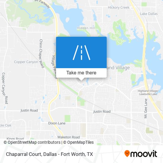 Chaparral Court map