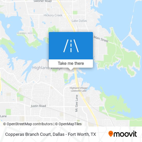 Mapa de Copperas Branch Court