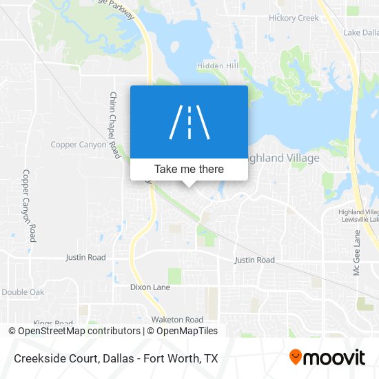 Creekside Court map