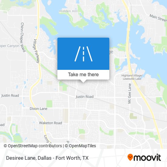 Desiree Lane map
