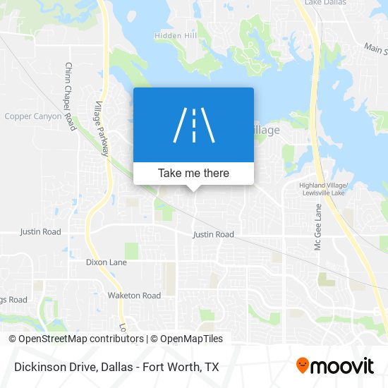 Dickinson Drive map