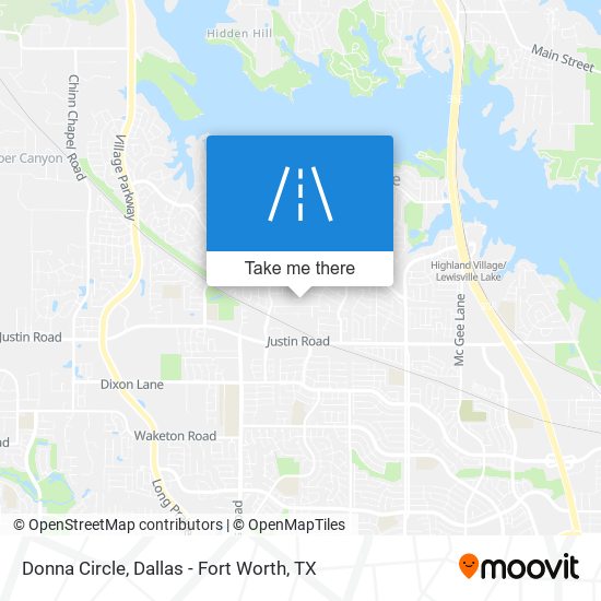 Donna Circle map