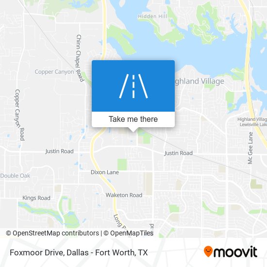 Mapa de Foxmoor Drive