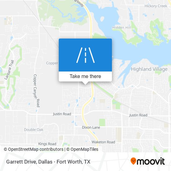 Garrett Drive map