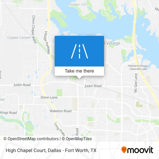 High Chapel Court map