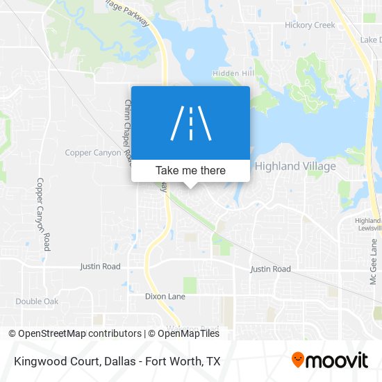 Mapa de Kingwood Court