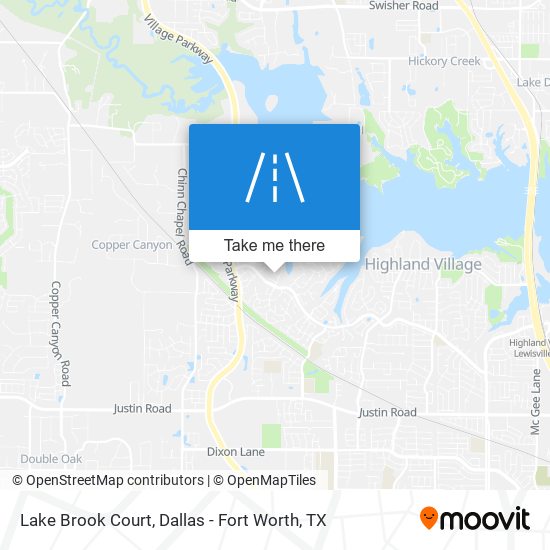 Lake Brook Court map