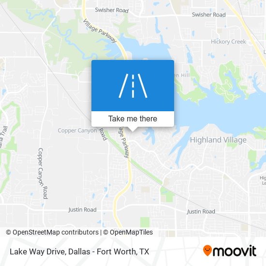 Lake Way Drive map