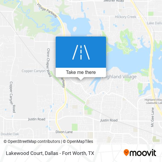 Lakewood Court map
