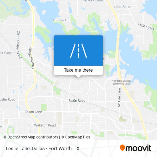 Leslie Lane map