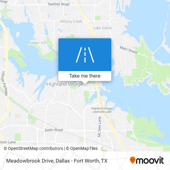 Meadowbrook Drive map