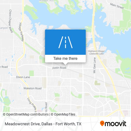 Meadowcrest Drive map