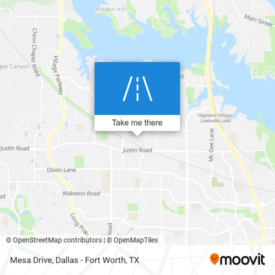 Mapa de Mesa Drive