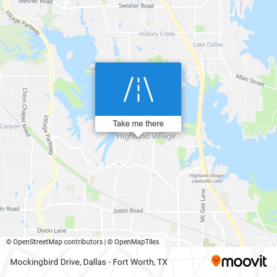 Mockingbird Drive map