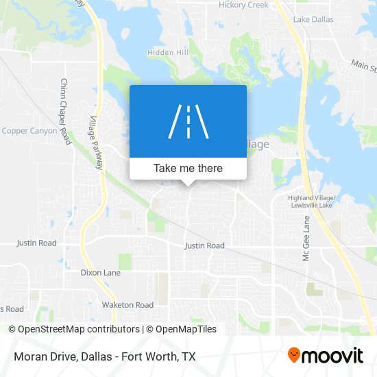 Mapa de Moran Drive