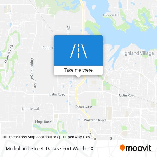 Mulholland Street map