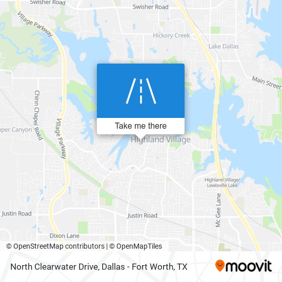 Mapa de North Clearwater Drive