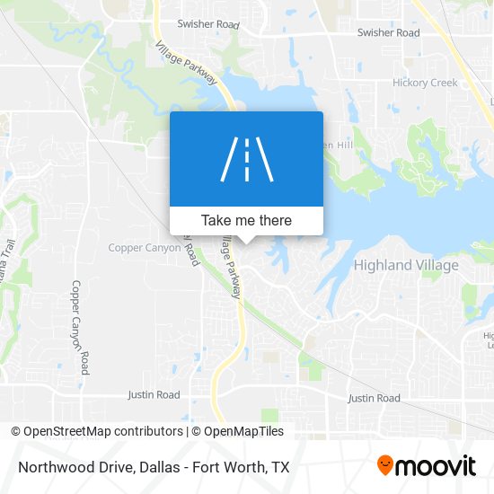 Northwood Drive map
