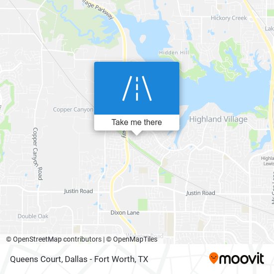 Queens Court map