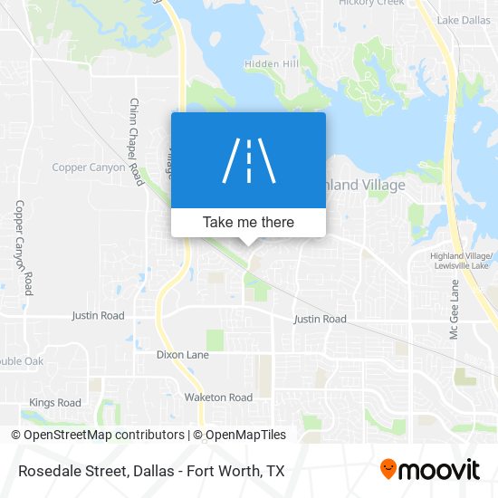 Mapa de Rosedale Street