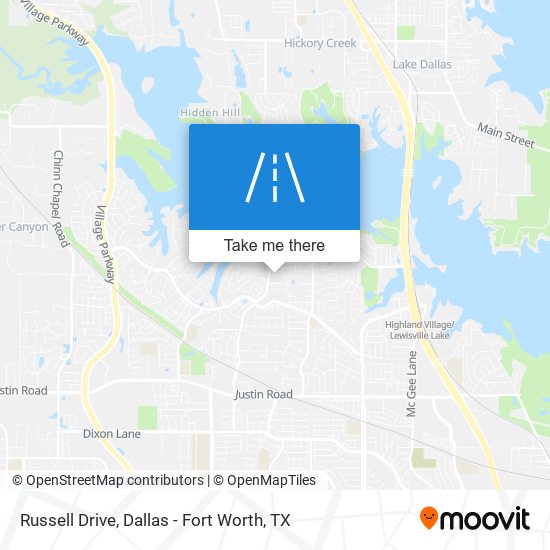 Mapa de Russell Drive