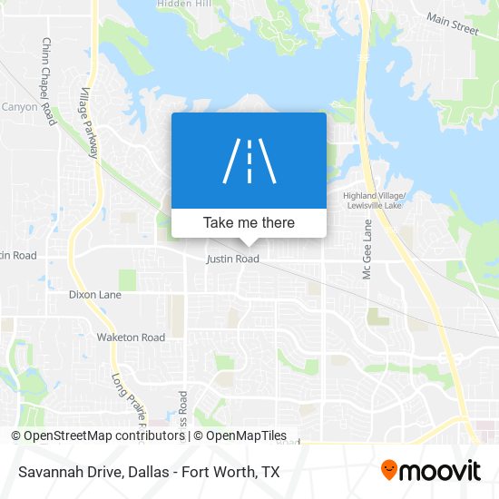 Savannah Drive map