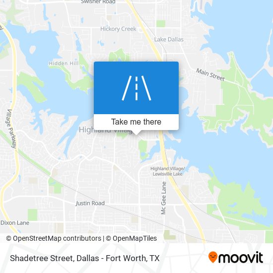 Shadetree Street map