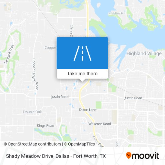 Shady Meadow Drive map