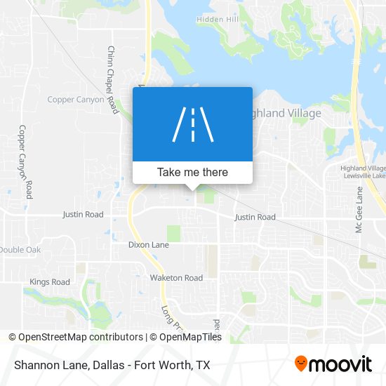 Shannon Lane map